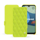 Capa em pele Fairphone 4 - Jaune fluo - Couture ( Pantone #c9ff57 ) 