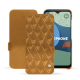 レザーケース Fairphone 4 - Or Maïa - Couture ( Pantone 871C ) 