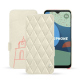 Funda de piel Fairphone 4 - Blanc escumo - Couture ( Pantone #D6D6D1 )