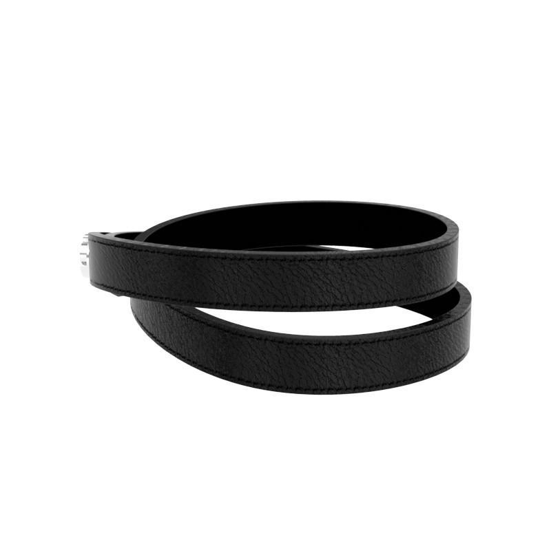 Braccialetto da uomo in pelle