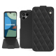Custodia in pelle Fairphone 4 - Noir - Couture ( Nappa - Black ) 