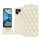 Housse cuir Fairphone 4 - Blanc - Couture ( Nappa - White ) 