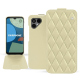 Custodia in pelle Fairphone 4 - Beige - Couture ( Nappa - Pantone #ceb888 ) 
