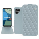 Fairphone 4 leather case - Bleu ciel - Couture ( Nappa - Pantone #abcae9 ) 