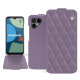 硬质真皮保护套 Fairphone 4 - Lilas - Couture ( Nappa - Pantone #b9a3e3 ) 