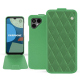 Custodia in pelle Fairphone 4 - Vert fluo - Couture ( Pantone #00ab5f ) 
