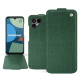 Funda de piel Fairphone 4 - Crocodile pino ( Pantone #173F35 ) 