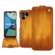 Fairphone 4 leather case - Orange Patine