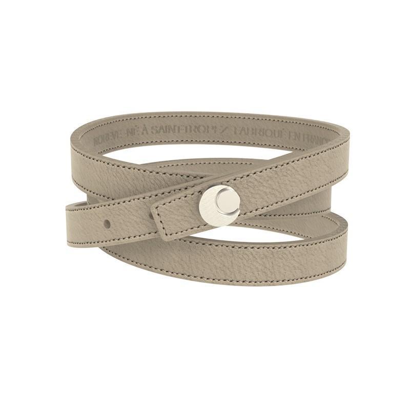 Pulseira de homem em couro Pulseira de homem em couro