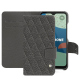 Capa em pele Fairphone 4 - Anthracite - Couture ( Pantone #41403c ) 
