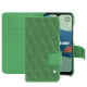 Funda de piel Fairphone 4 - Vert fluo - Couture ( Pantone #00ab5f ) 