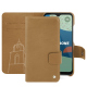 Fairphone 4 leather case - Castan esparciate ( Pantone #824F2A )