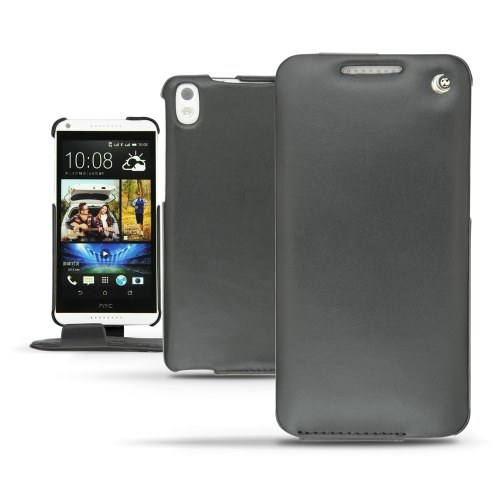 HTC Desire 816  leather case - Noir ( Nappa - Black ) 
