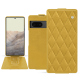 Funda de piel Google Pixel 7 - Jaune soulèu - Couture ( Pantone #F3B934 )