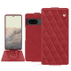 Custodia in pelle Google Pixel 7 - Rouge troupelenc - Couture ( Pantone #AB191A )