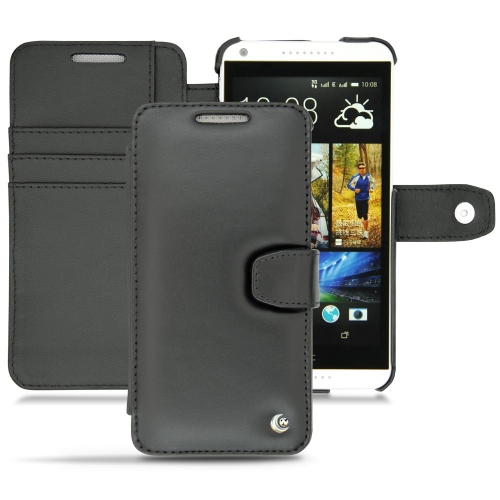 HTC Desire 816 leather case - Noir ( Nappa - Black ) 