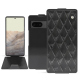 Google Pixel 7 leather case - Onyx - Couture ( Noir / Black ) 