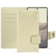 Google Pixel 7 leather case - Ivoire ( Pantone #d6d6c6 ) 