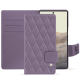 硬质真皮保护套 Google Pixel 7 - Lilas - Couture ( Nappa - Pantone #b9a3e3 ) 