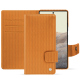 Capa em pele Google Pixel 7 - Abaca arancio ( Pantone #d77540 )