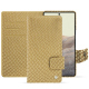 Google Pixel 7 leather case - Serpent sabbia ( Pantone #D2BA92 )