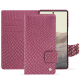 Capa em pele Google Pixel 7 - Serpent ciclamino ( Pantone #9E4C6E ) 