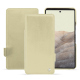 Capa em pele Google Pixel 7 - Beige ( Nappa - Pantone #ceb888 ) 