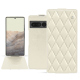 Funda de piel Google Pixel 7 Pro - Blanc - Couture ( Nappa - White ) 