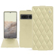 Custodia in pelle Google Pixel 7 Pro - Beige - Couture ( Nappa - Pantone #ceb888 ) 