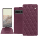 Google Pixel 7 Pro leather case - Prune vintage - Couture ( Pantone #612434 ) 
