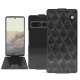 Google Pixel 7 Pro leather case - Onyx - Couture ( Noir / Black ) 