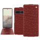 Housse cuir Google Pixel 7 Pro - Autruche ciliegia ( Pantone #a4343a ) 