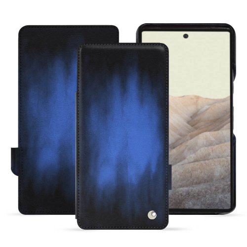 Premium leather case for Google Pixel 7 ProBleu Patine