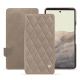 硬质真皮保护套 Google Pixel 7 - Taupe vintage - Couture ( Pantone #591d16 ) 