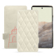 Funda de piel Google Pixel 7 Pro - Blanc escumo - Couture ( Pantone #D6D6D1 )