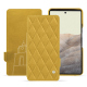 Custodia in pelle Google Pixel 7 Pro - Jaune soulèu - Couture ( Pantone #F3B934 )