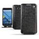 Lederschutzhülle Motorola Nexus 6 - Autruche nero