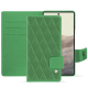 Capa em pele Google Pixel 7 Pro - Vert fluo - Couture ( Pantone #00ab5f ) 