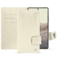 Funda de piel Google Pixel 7 Pro - Crocodile milk ( Pantone #d6d2c4 ) 