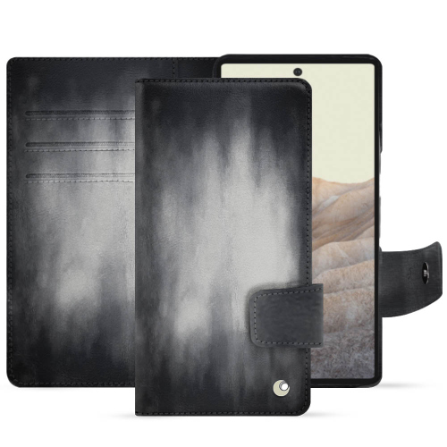 Estojo de carteira Premium para Google Pixel 7 ProGris Patine