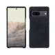 Google Pixel 7 leather cover - Dark vintage ( Pantone #050505 ) 