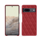 Custodia in pelle Google Pixel 7 - Rouge troupelenc - Couture ( Pantone #AB191A )