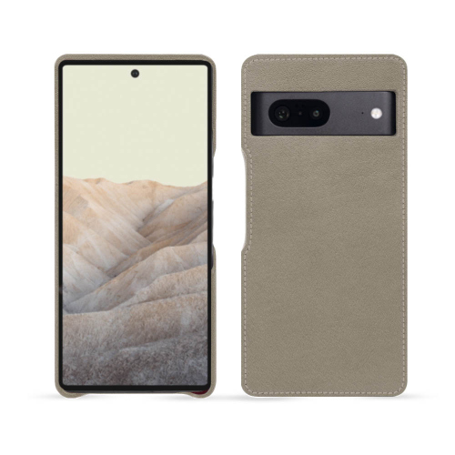 Premium-Rückschale aus Leder für Google Pixel 7Darboun sabla ( Pantone #BCB1A1 )