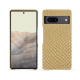 Google Pixel 7 leather cover - Serpent sabbia ( Pantone #D2BA92 )