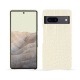 Custodia in pelle Google Pixel 7 - Crocodile milk ( Pantone #d6d2c4 ) 