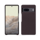 Coque cuir Google Pixel 7 - Marron envoûtant ( Pantone #4e3629 ) 