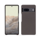 Coque cuir Google Pixel 7 - Gris Veggie ( Pantone #5e514d ) 