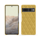 Custodia in pelle Google Pixel 7 Pro - Mimosa - Couture ( Pantone #b39437 ) 