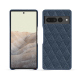 Coque cuir Google Pixel 7 Pro - Indigo - Couture ( Pantone #1f4565 ) 