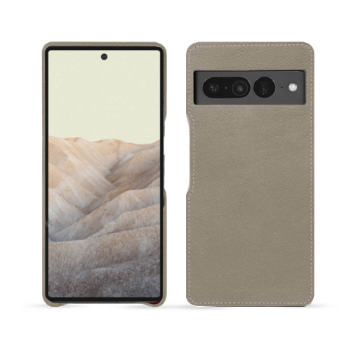 Coque en cuir haut de gamme pour Google Pixel 7 ProDarboun sabla ( Pantone #BCB1A1 )